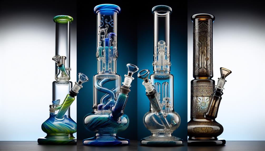 Bongs With Bent Mouthpiece