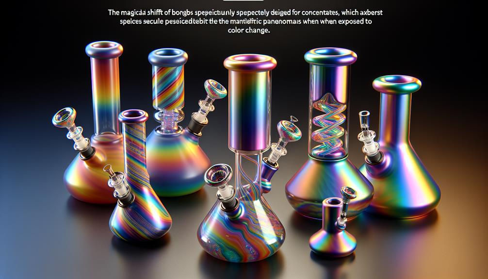 color changing bongs for concentrates