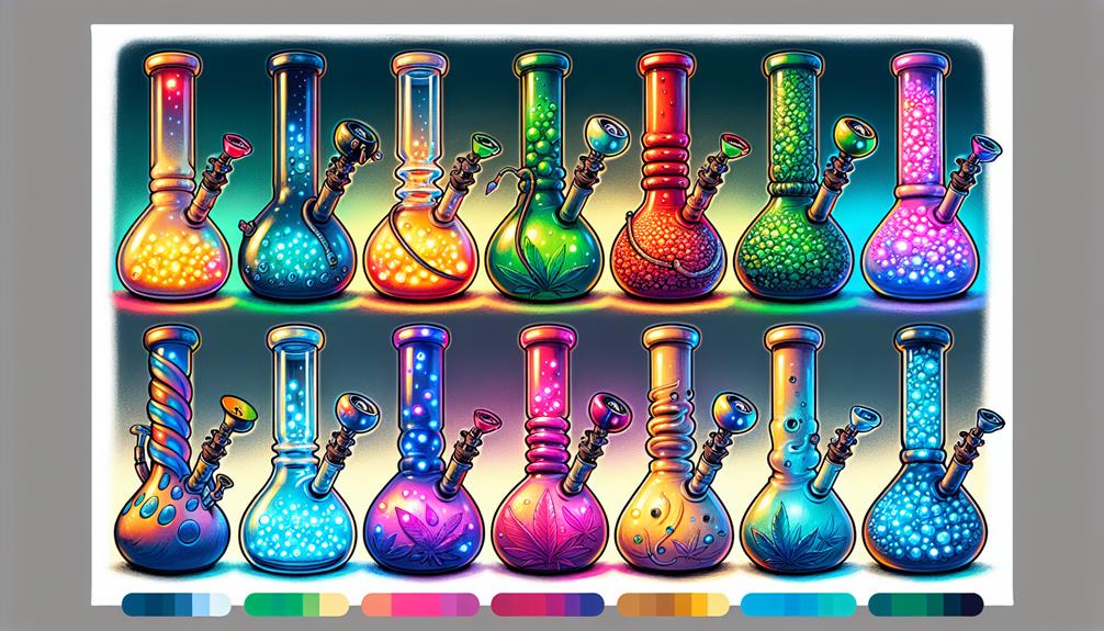 Color Changing Bongs With Leds