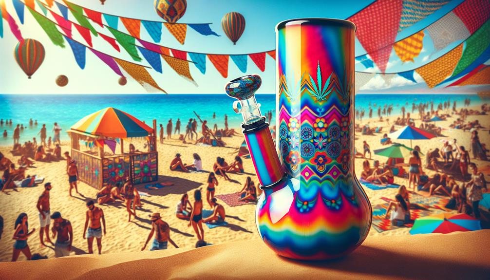 Colorful Acrylic Travel Bongs