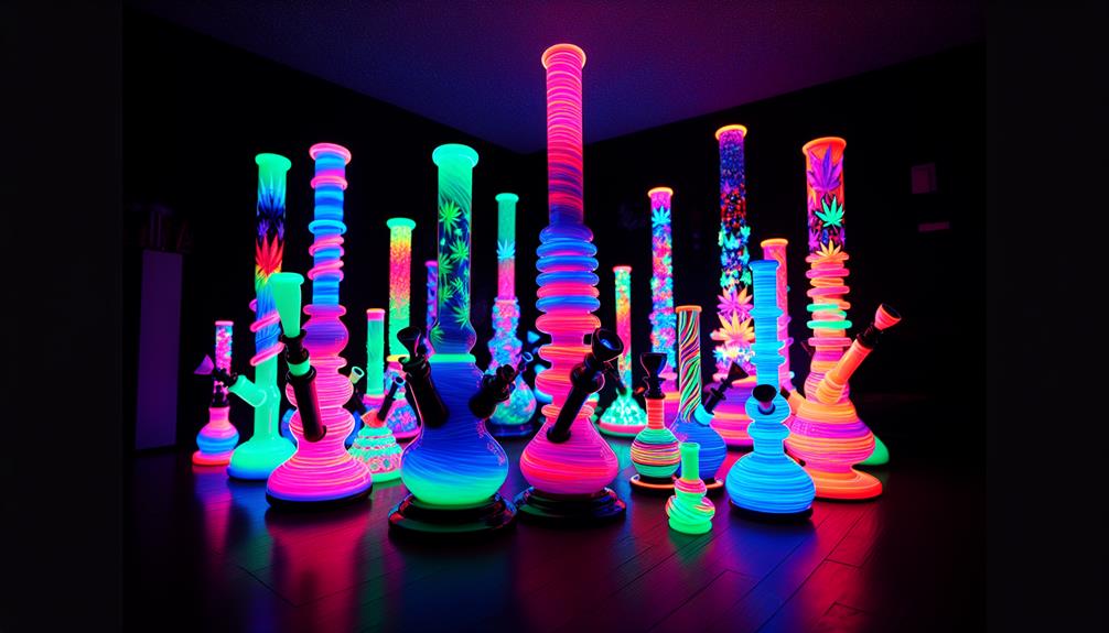 Glowing Bongs For Artists