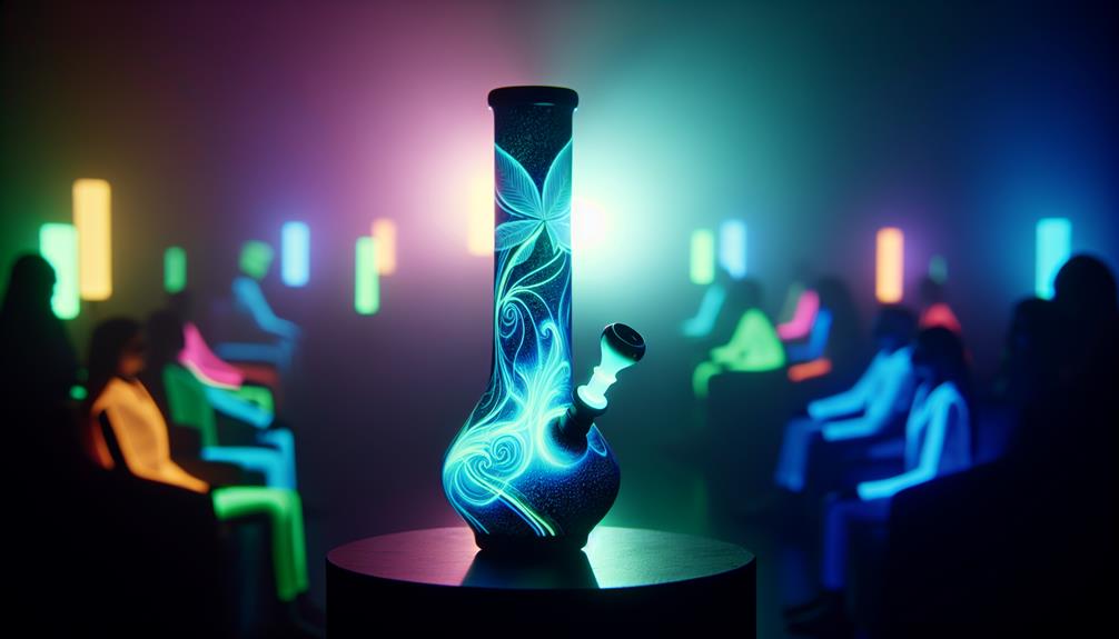 Glowing Bongs For Relaxation