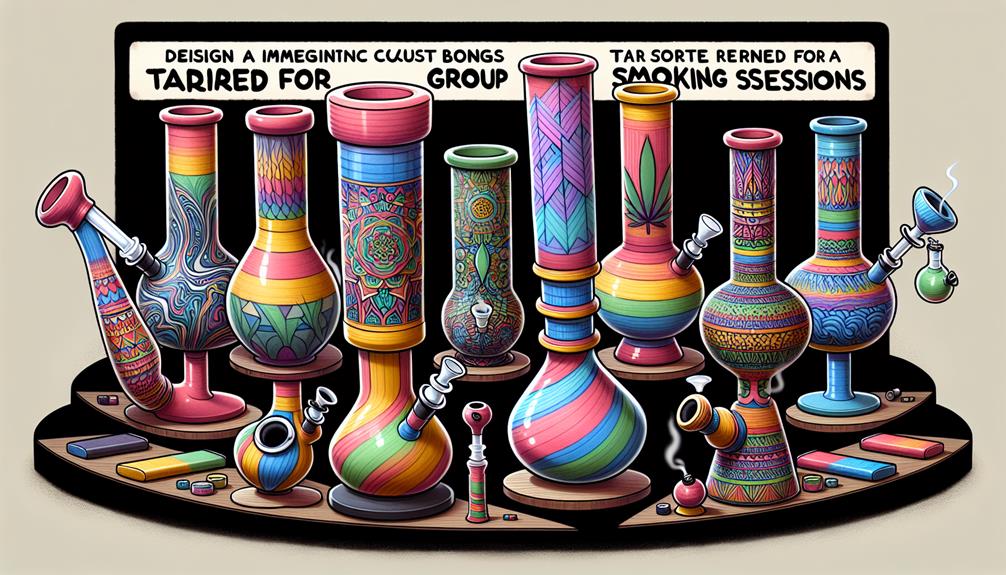 Group Smoking Session Bongs