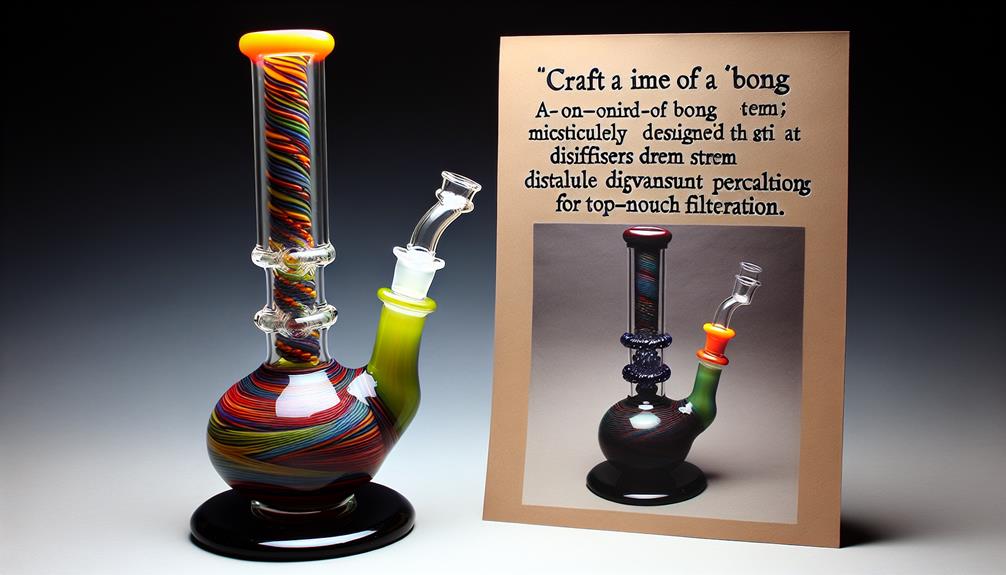 Top Custom Bongs With Diffuser Stem for Filtration - 77 Bongs