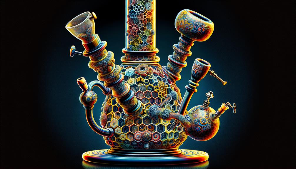 Honeycomb Bongs And Accessories