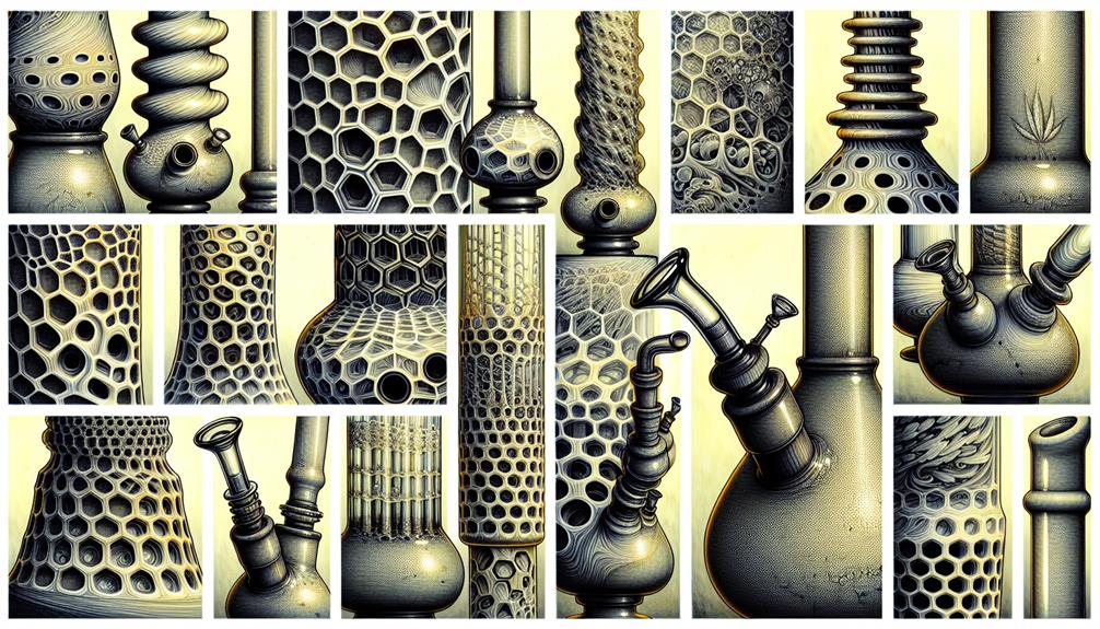 Honeycomb Bongs With Diffused