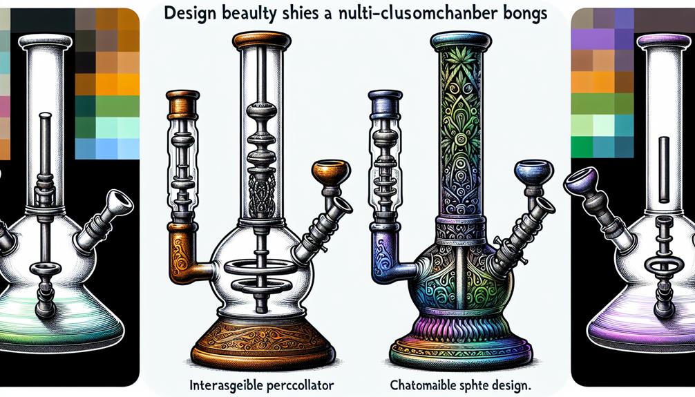 personalized multi chamber bongs available